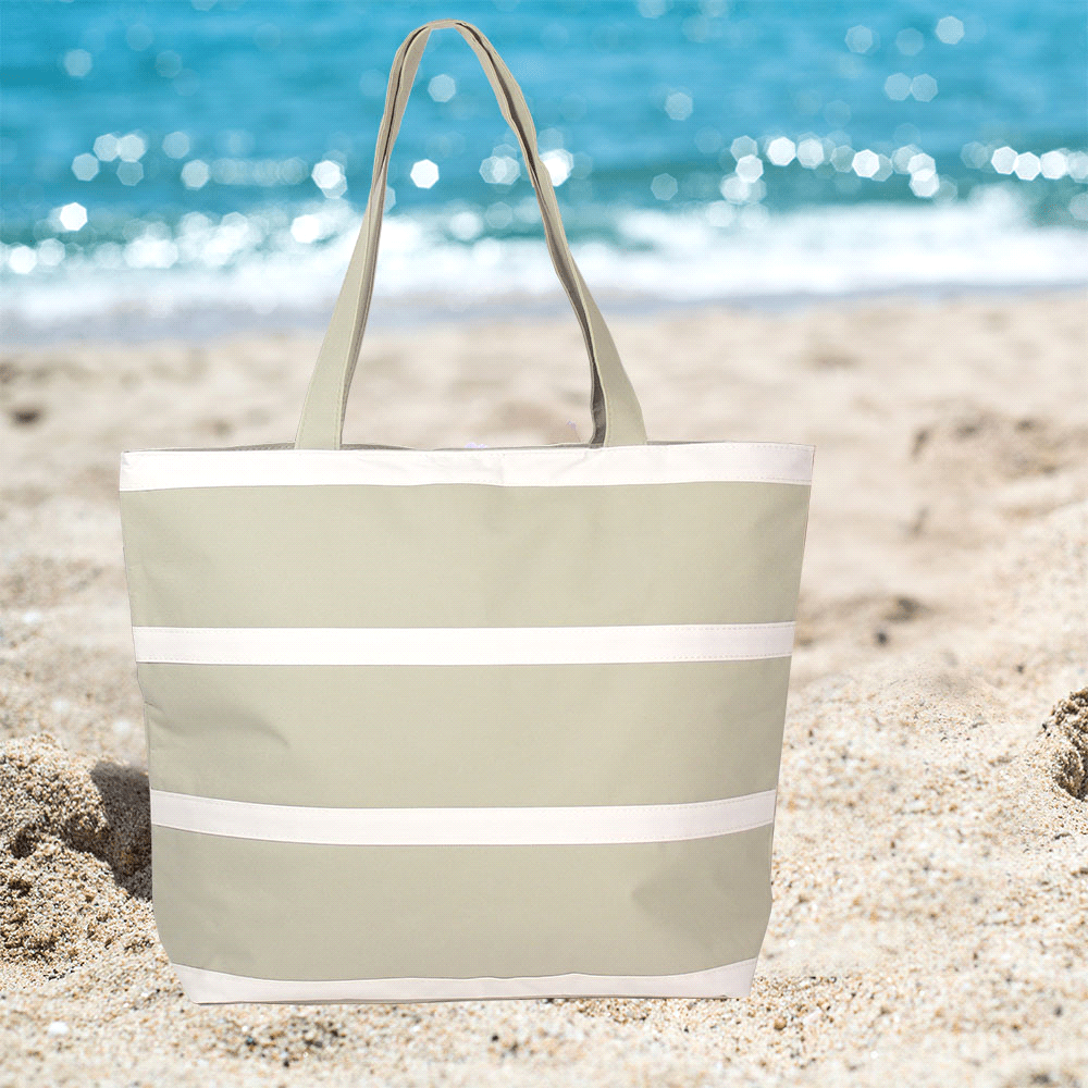 Striped Insulated Cooler Bag - Image 7