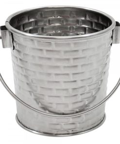 8cm dia x 8.5cm Round Pail With Handle