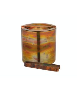 BarCraft Small Copper Ice Bucket with Lid