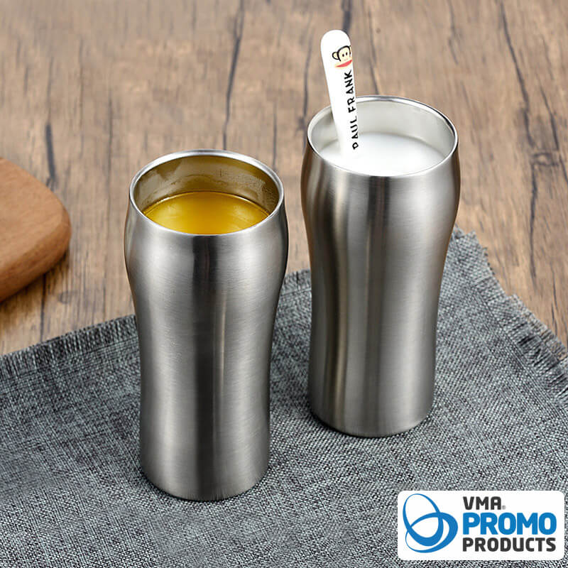 Stainless Steel Coffee Cup – 430ML Double Wall - Image 2