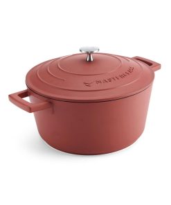 MasterClass Cast Aluminium Casserole Dish 4L Red
