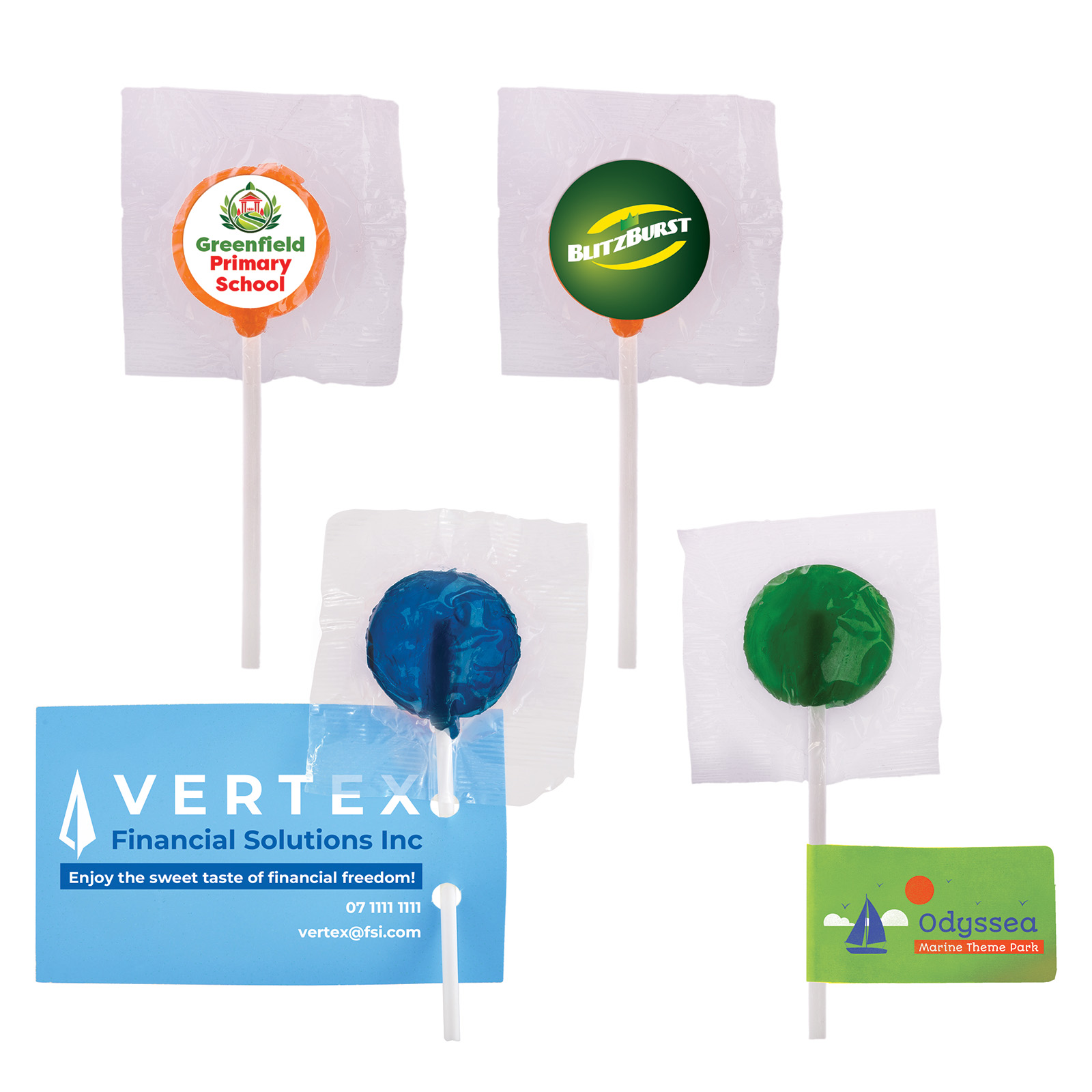 Assorted Colour Lollipops - Image 7