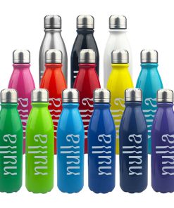 Komo Shiny Aluminium Drink Bottle Single Wall