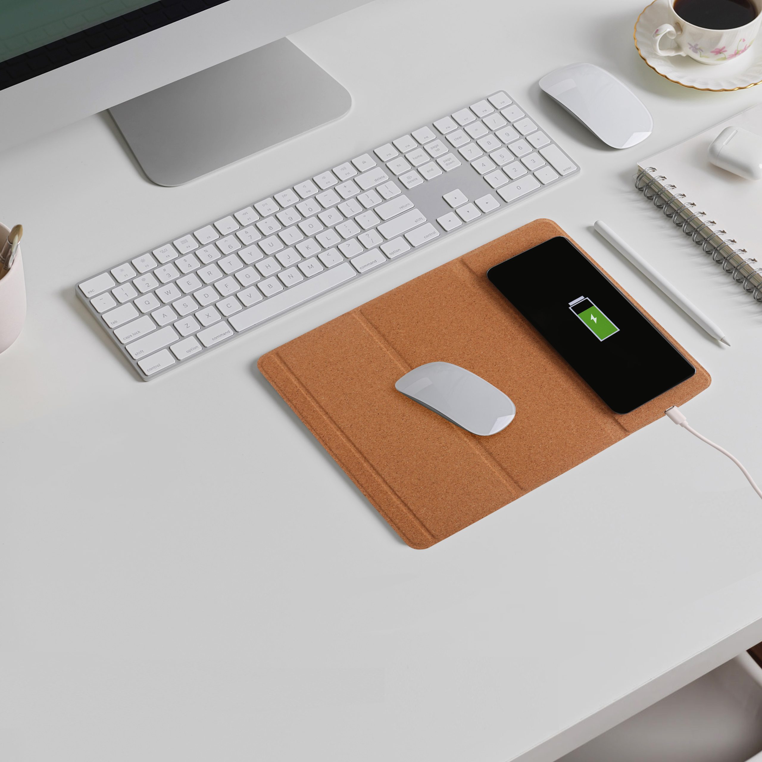10W Foldable Cork Wireless Charger - Image 5