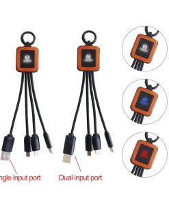 Light Up Charging Cable – Square Shape