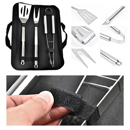 3 Pieces Barbecue Tools With Pouch - Image 6