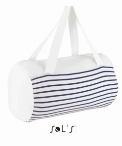 Sunset Striped Jersey Duffel Bag